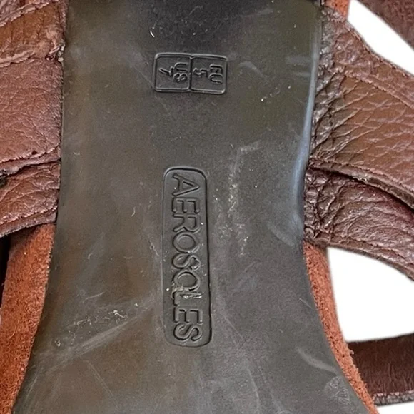 Aerosol Leather Sandals Size 7 - Picture 3 of 4